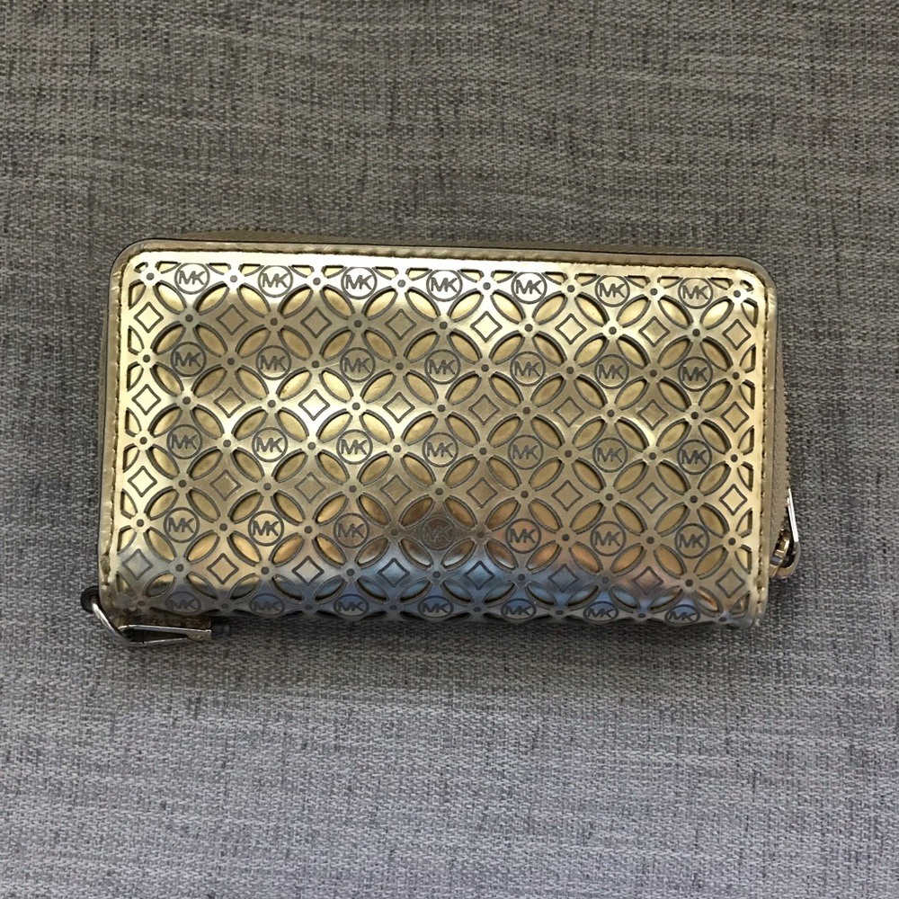 Small Metallic Gold Michael Kors Wallet